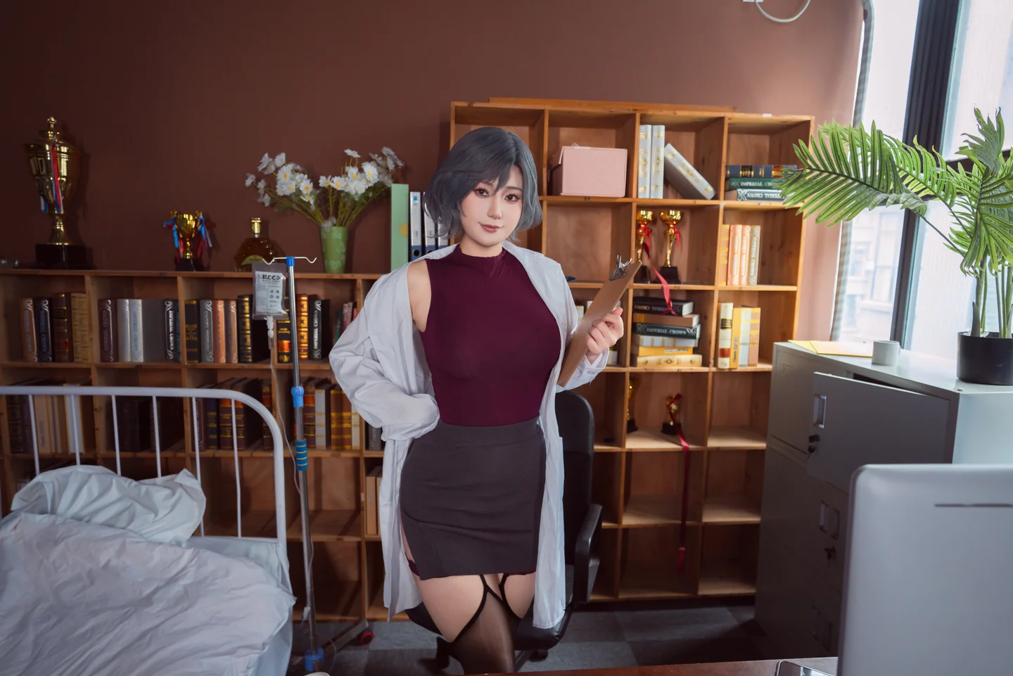 星澜 - No.051 保健室的失格医生 [68P,2V-1.54GB] tg@simisebaisi 【丝足阁】026.webp